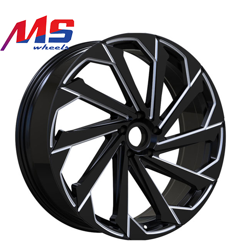 13 inch black chrome alloy wheels